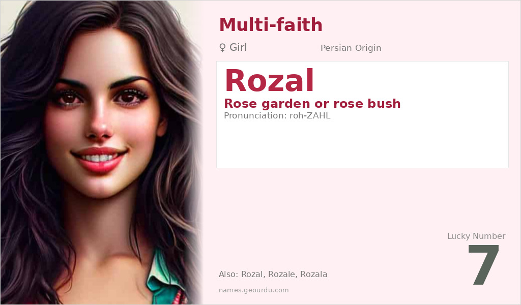 Rozal Name Meaning and Details