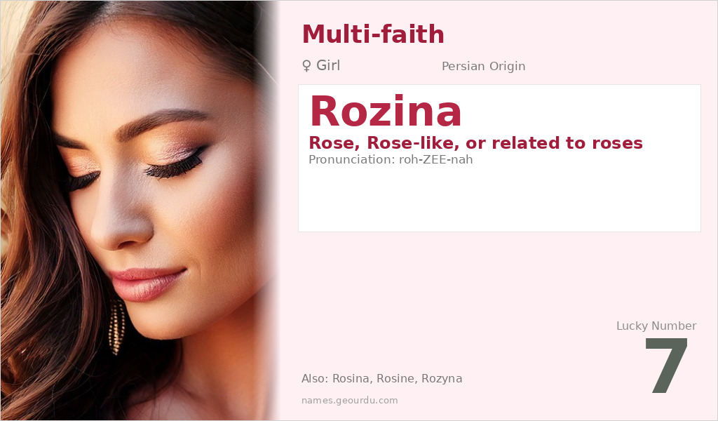 Rozina Name Meaning and Details