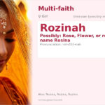 Rozinah Name Meaning and Details