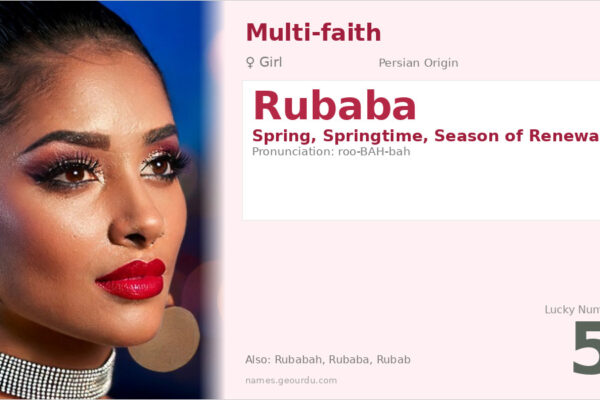 Rubaba Name Meaning — Persian Origin, Girl Name & Details (2025)