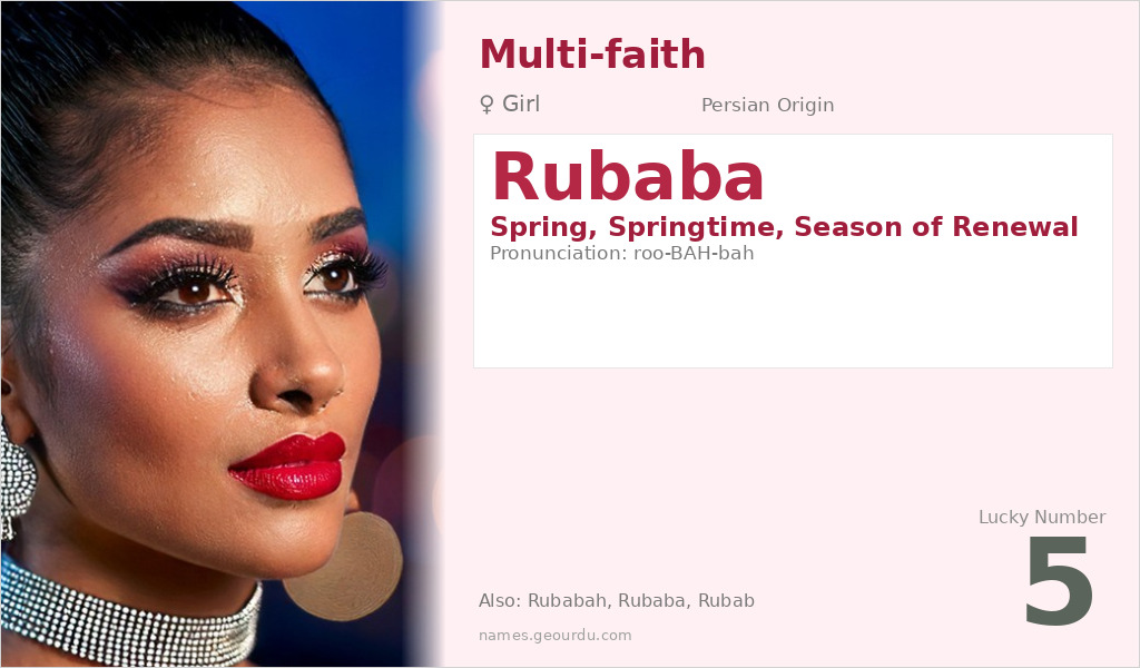 Rubaba Name Meaning and Details
