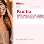 Rucha Name Meaning and Details