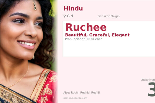 Ruchee Name Meaning — Sanskrit Origin, Girl Name & Details (2025)
