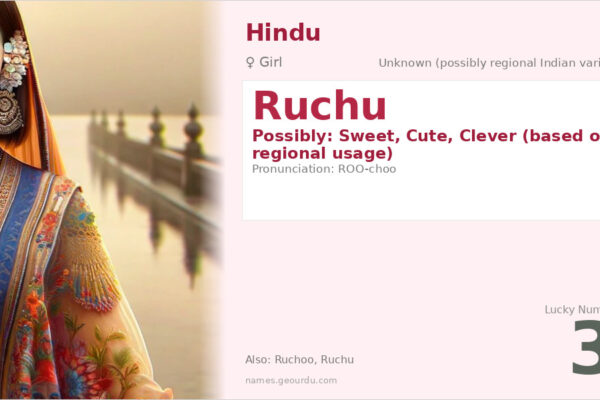 Ruchu Name Meaning — Origin, Gender & Details (2025)