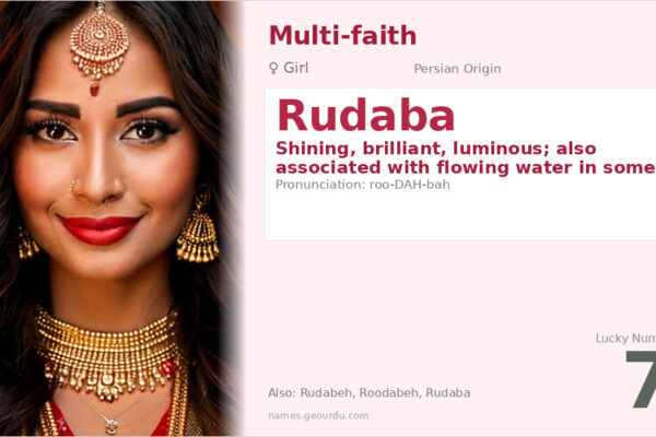 Rudaba Name Meaning — Persian Origin, Girl Name & Details (2025)