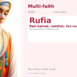 Rufia Name Meaning and Details