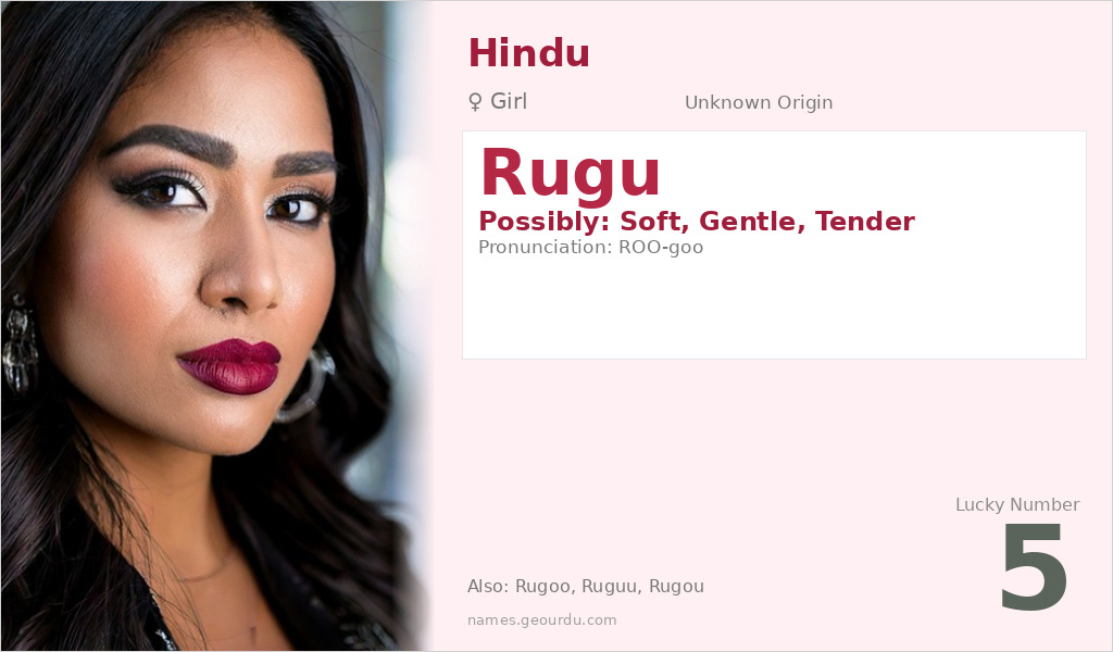 Rugu Name Meaning and Details
