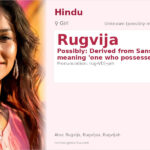 Rugvija Name Meaning and Details