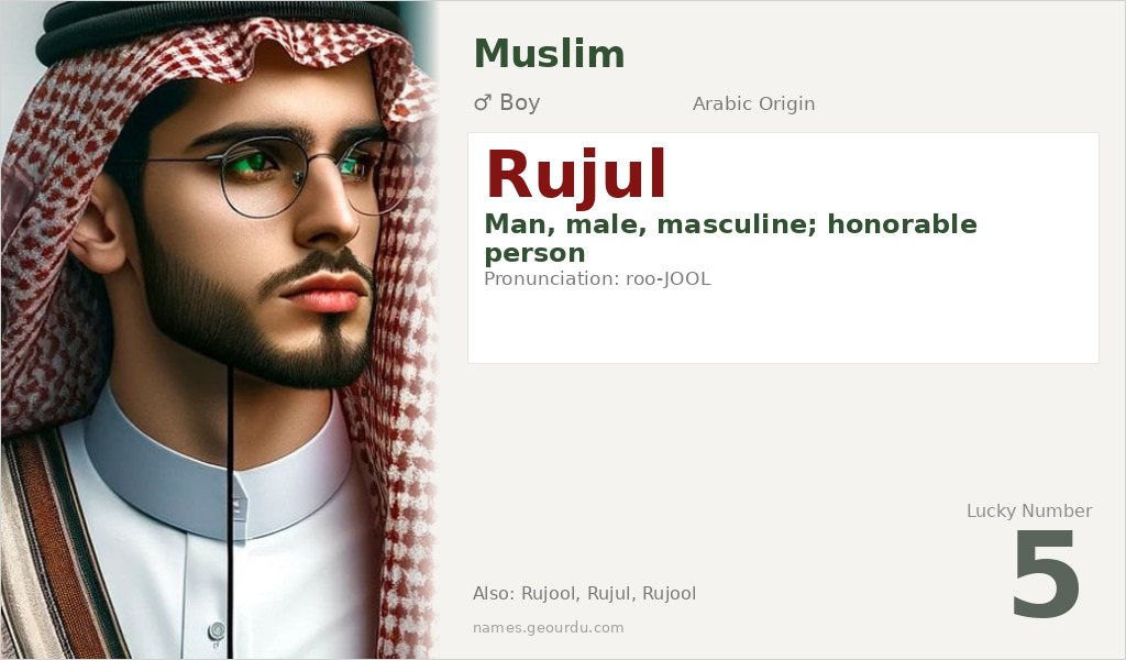 Rujul Name Meaning and Details