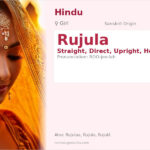 Rujula Name Meaning and Details