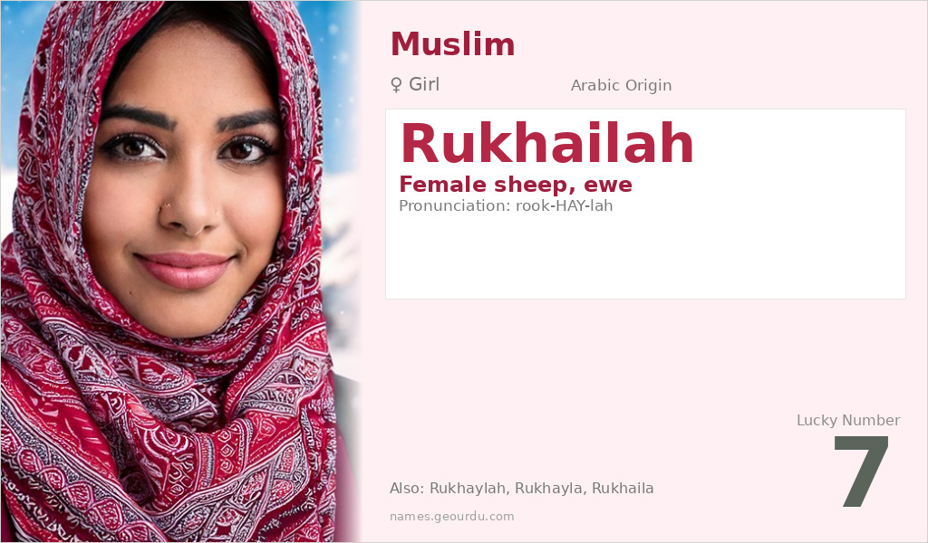 Rukhailah Name Meaning and Details