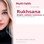 Rukhsana Name Meaning and Details
