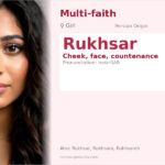 Rukhsar Name Meaning and Details