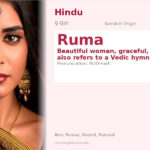 Ruma Name Meaning and Details
