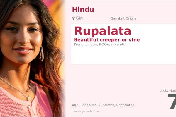 Rupalata Name Meaning — Sanskrit Origin, Girl Name & Details (2025)
