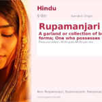 Rupamanjari Name Meaning and Details
