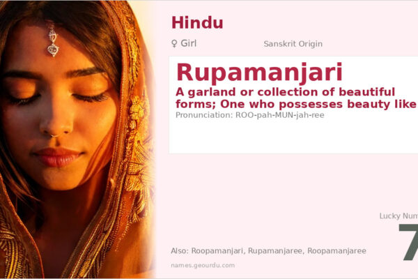 Rupamanjari Meaning — Sanskrit Origin, Girl Name & Details (2025)