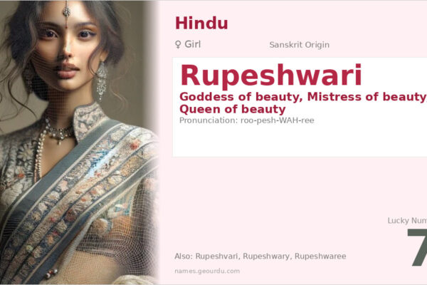 Rupeshwari Name Meaning — Sanskrit Origin, Goddess of Beauty (2025)