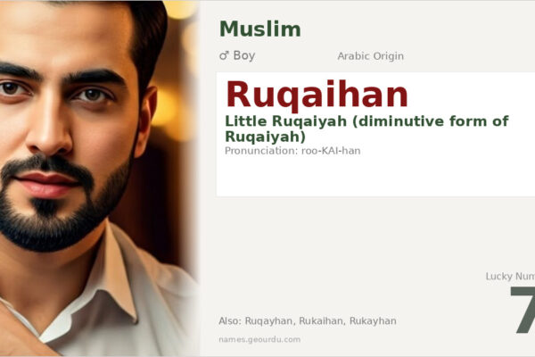 Ruqaihan Name Meaning — Arabic Origin, Boy Name & Details (2025)