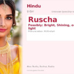 Ruscha Name Meaning and Details