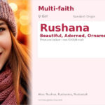 Rushana Name Meaning and Details