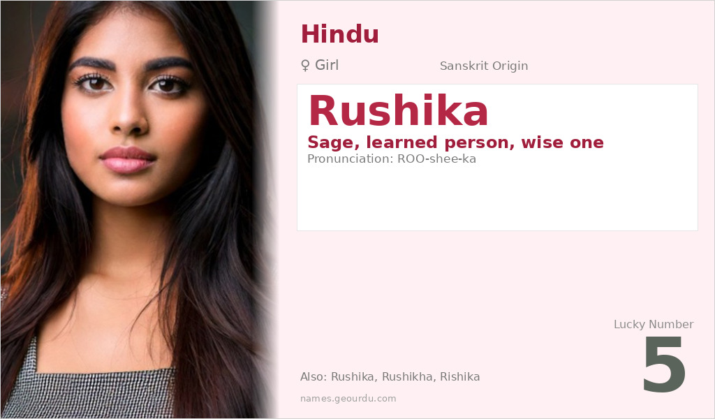 Rushika Name Meaning and Details