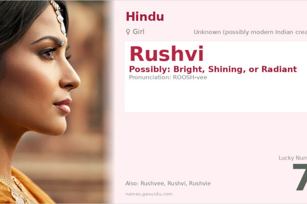 Rushvi Name Meaning — Origin, Gender & Details (2025)
