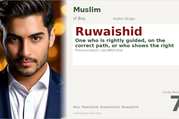 Ruwaishid Name Meaning — Arabic Origin, Boy’s Name & Islamic Significance (2025)