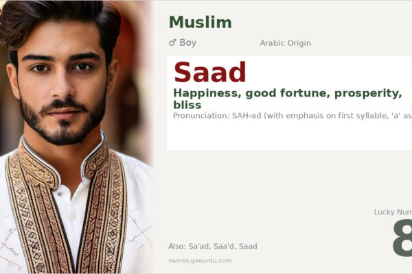 Saad Name Meaning — Arabic Origin, Boy Name & Islamic Significance (2025)