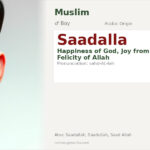 Saadalla Name Meaning and Details