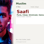 Saafi Name Meaning and Details