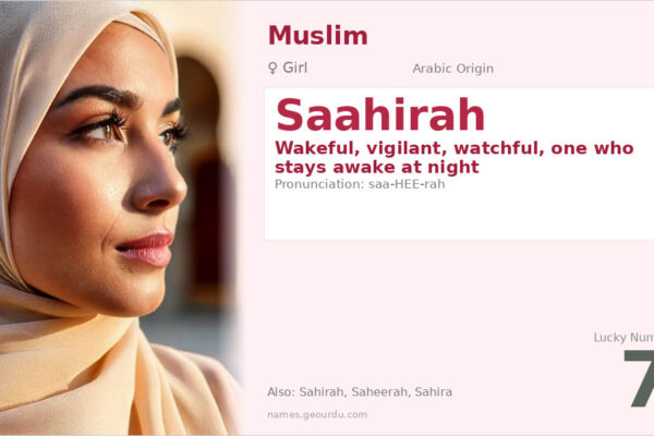 Saahirah Name Meaning — Arabic Origin, Girl Name & Details (2025)