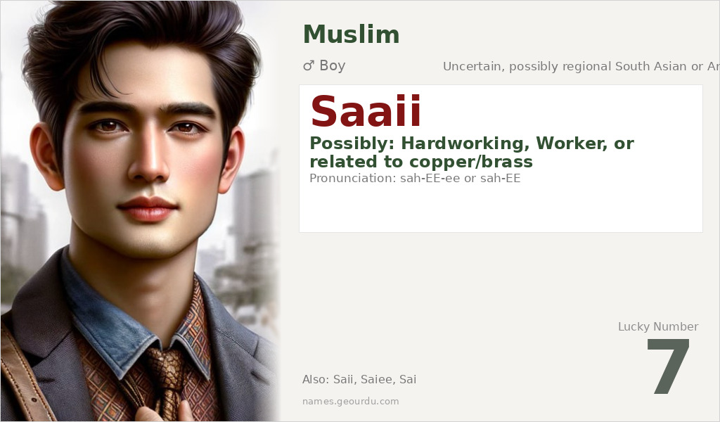 Saaii Name Meaning and Details