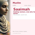 Saaimah Name Meaning and Details