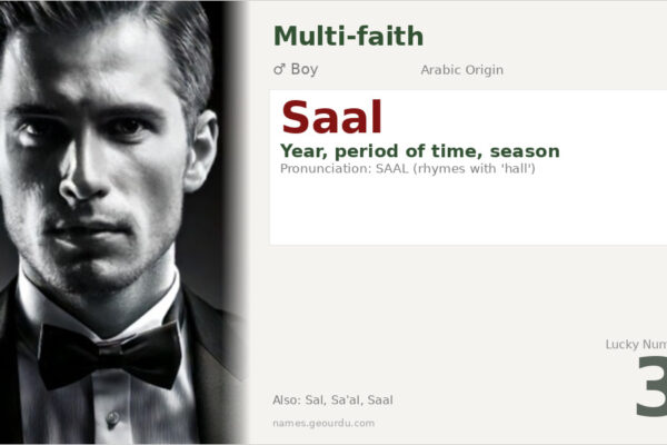 Saal Name Meaning — Arabic Origin, Boy Name & Details (2025)