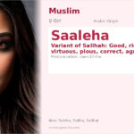 Saaleha Name Meaning and Details