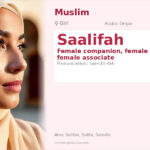 Saalifah Name Meaning and Details