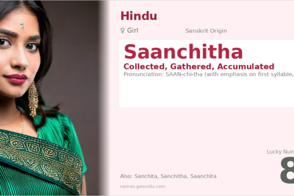 Saanchitha Name Meaning — Sanskrit Origin, Girl Name & Details (2025)