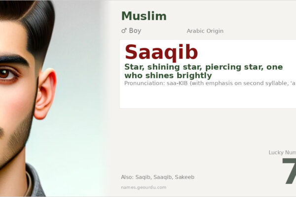 Saaqib Name Meaning — Arabic Origin, Boy Name & Quranic Significance (2025)