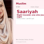 Saariyah Name Meaning and Details