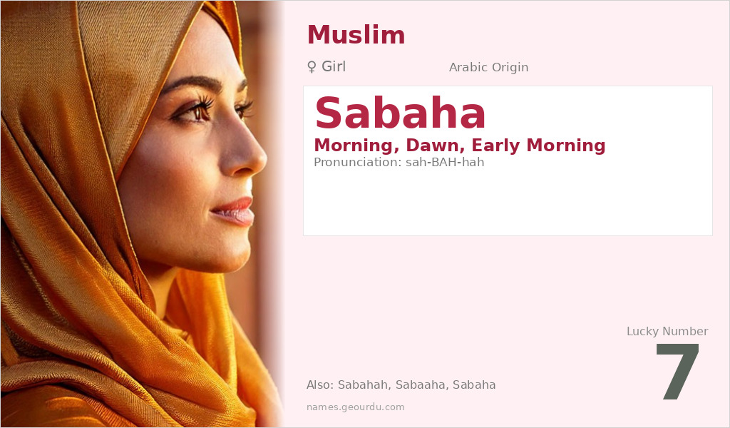 Sabaha Name Meaning and Details