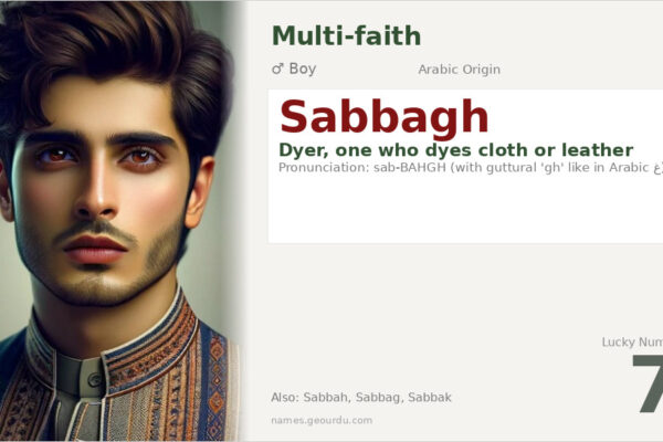 Sabbagh Name Meaning — Arabic Origin, Boy Name & Details (2025)