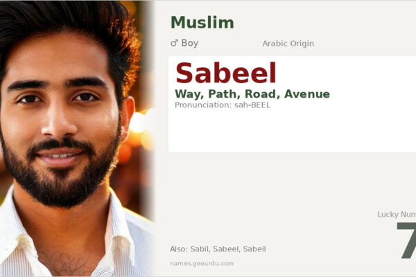 Sabeel Name Meaning — Arabic Origin, Boy Name & Details (2025)