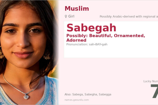 Sabegah Name Meaning — Origin, Gender & Details (2025)