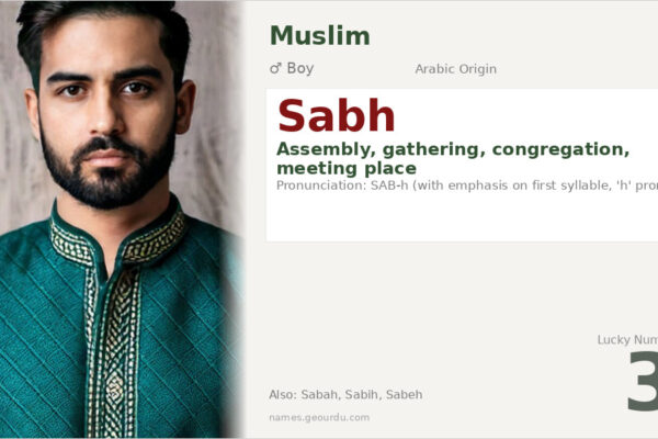 Sabh Name Meaning — Arabic Origin, Boy Name & Details (2025)