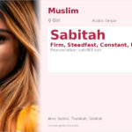 Sabitah Name Meaning and Details