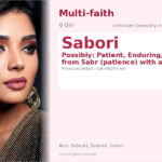 Sabori Name Meaning and Details