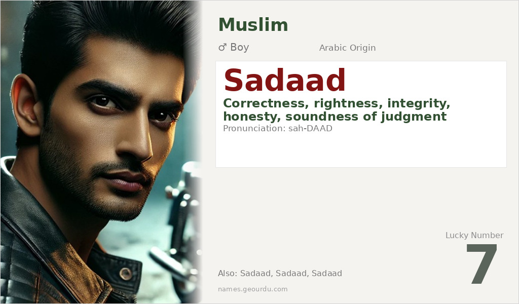 Sadaad Name Meaning and Details