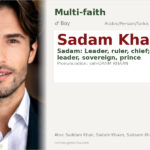 Sadam Khan Name Meaning and Details