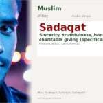 Sadaqat Name Meaning and Details